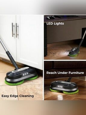 Onex Gray & Black Electric Spin Mop Head